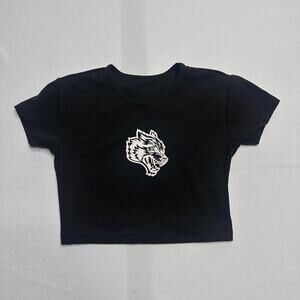 Black Women’s Cropped Baby Tee  Darc Sport Never Worn Size XS